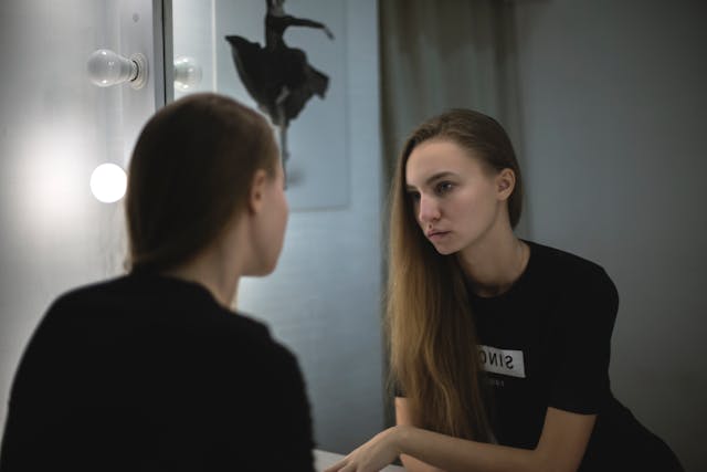 imagen corporal adolescente espejo